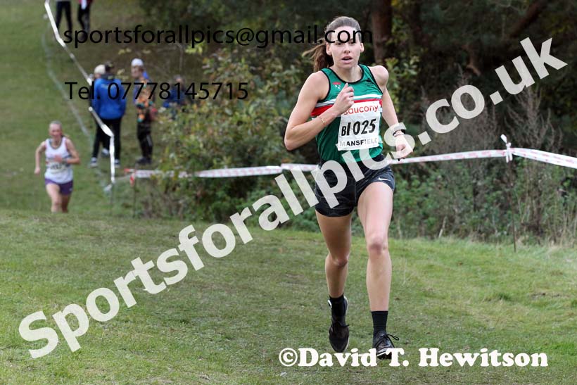 Senior womens 2021 National Cross Country Relays, Berry Hill Park, Mansfield. Photo: David T. Hewitson/Sports for All Pics